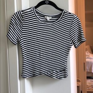 Stripped Crop Top